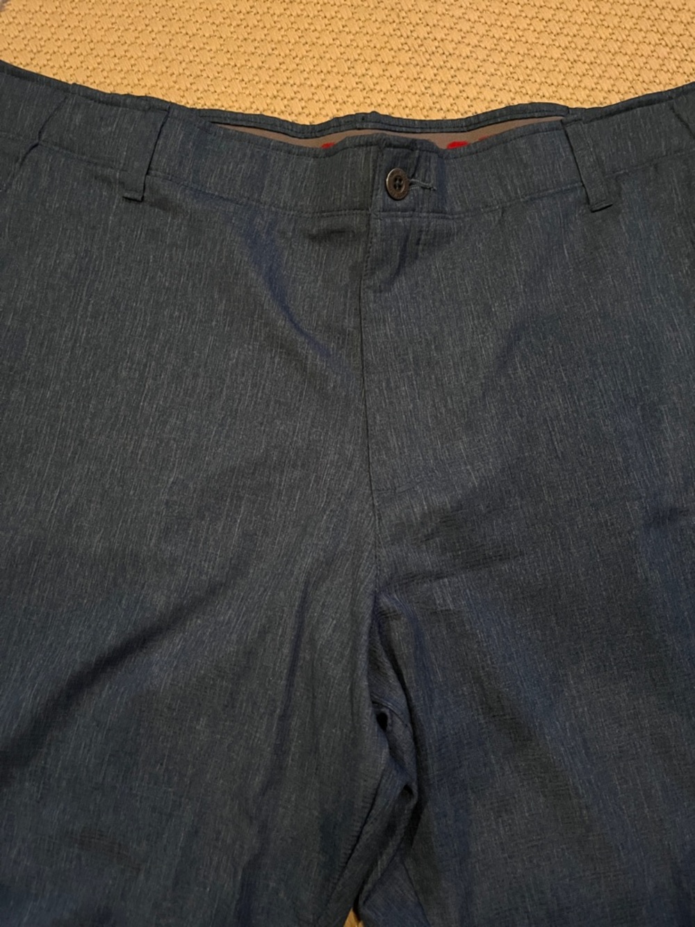 Shorts mens new size waist 42”Swiss Tech Navy Flat Front
